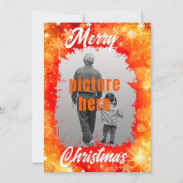 Den moderna vintersnöflingan God jul party Inbjudningar