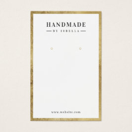 Den moderna visningen för smyckesörning i anpassni visitkort