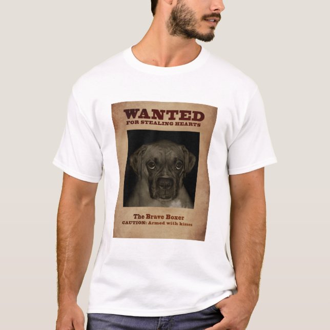 Den modiga boxare t shirt (Framsida)