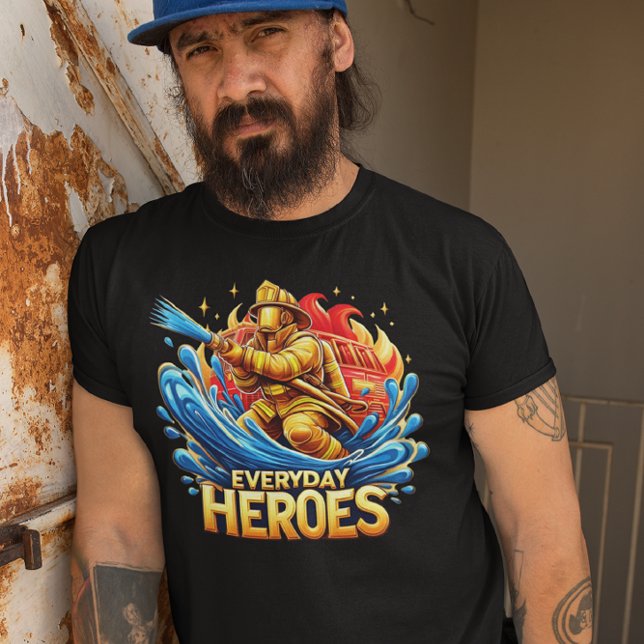 Den Modiga brandmannen som slår Blaze T Shirt (Skapare uppladdad)