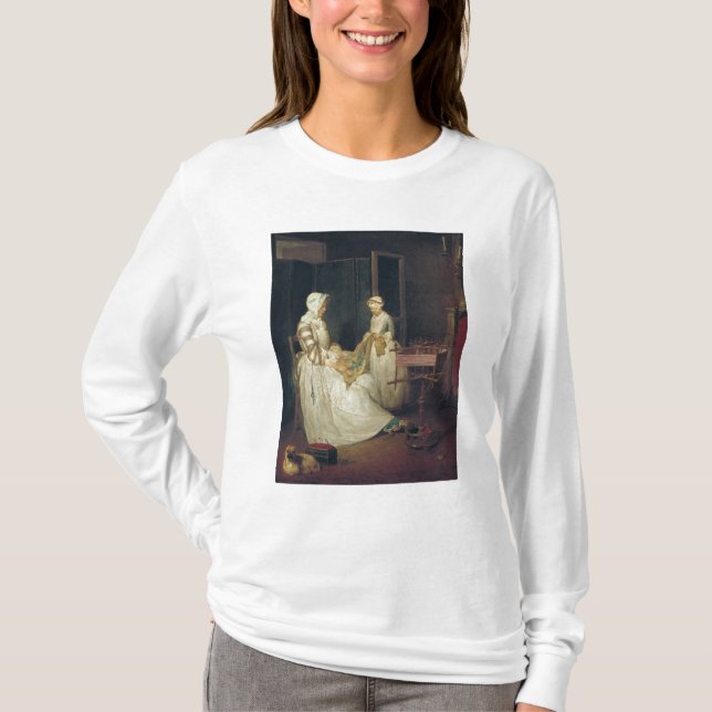 Den mödosama modern, c.1740 tee shirt (Framsida)