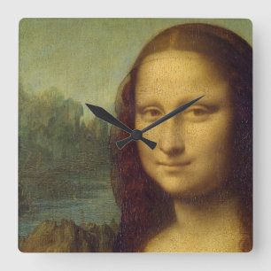 Den Mona Lisa väggen tar tid på Fyrkantig Klocka