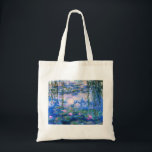 Den Monet näckrostotot hänger lös Tygkasse<br><div class="desc">Den Monet näckrostotot hänger lös. Oljemålning på kanfas från 1916. Monet målade hans berömda näckrosdamm obsessively under avgångsklasserna av hans karriär som drar inspiration från det ljust av solen och dess växling, verkställa på vatten och de vatten- blommorna och lövverket. Denna målning presenterar en vibrerande använda av pinks, deppighet och...</div>