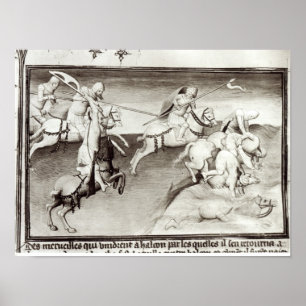 Den Mongol ledare, Hulagu som är khan av Poster