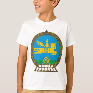 Den Mongoliet vapenskölden specificerar Tee Shirt