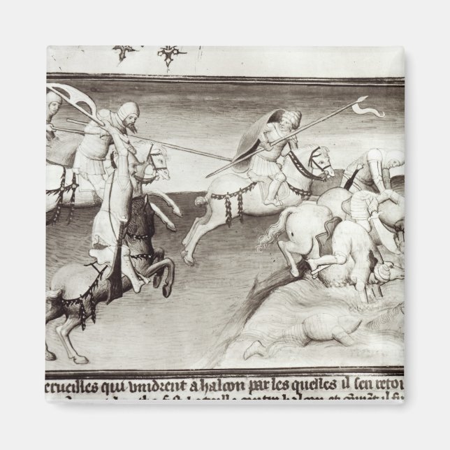 Den mongoliske ledaren Hulagu, Ilkhanatens khan Magnet (Framsidan)