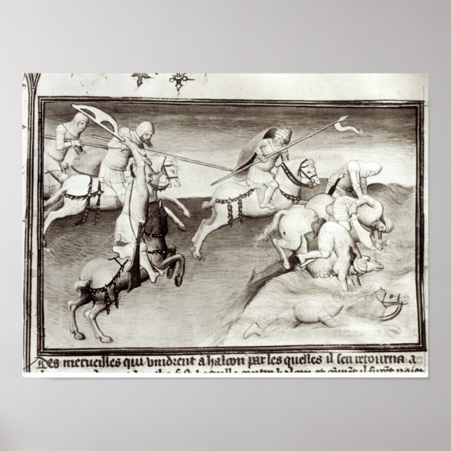 Den mongoliske ledaren Hulagu, Ilkhanatens khan Poster (Framsidan)