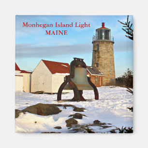 Den Monhegan ön tänder, den Maine magneten Magnet