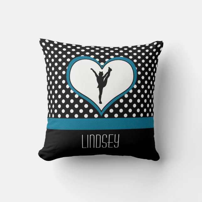 Den Monogrammed klassikerkrickan Polka-Pricker Kudde (Framsida)