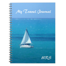 Den Monogrammed seglingen reser journalen