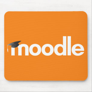 Den Moodle musen vadderar - orangen Musmatta