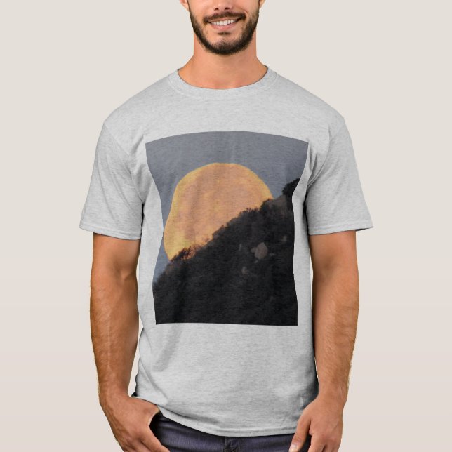 Den Moonset skjortan T Shirt (Framsida)