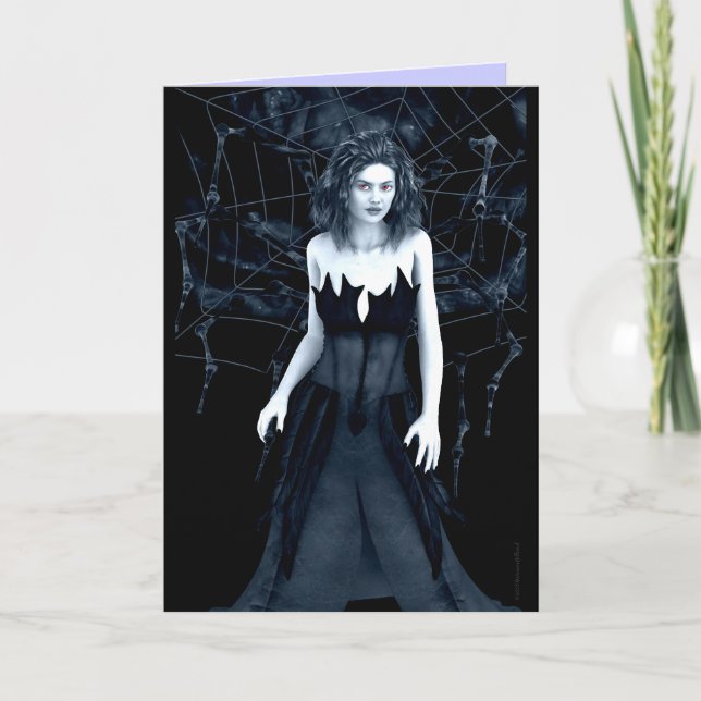 Den Mor Gothic Art Greeting Card Kort (Framsida)