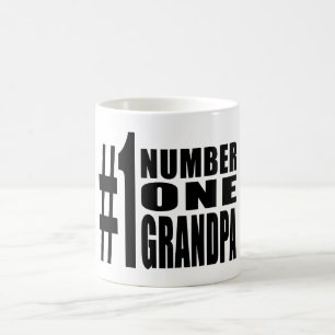Den morfarfödelsedagar & julen numrerar en morfar kaffemugg