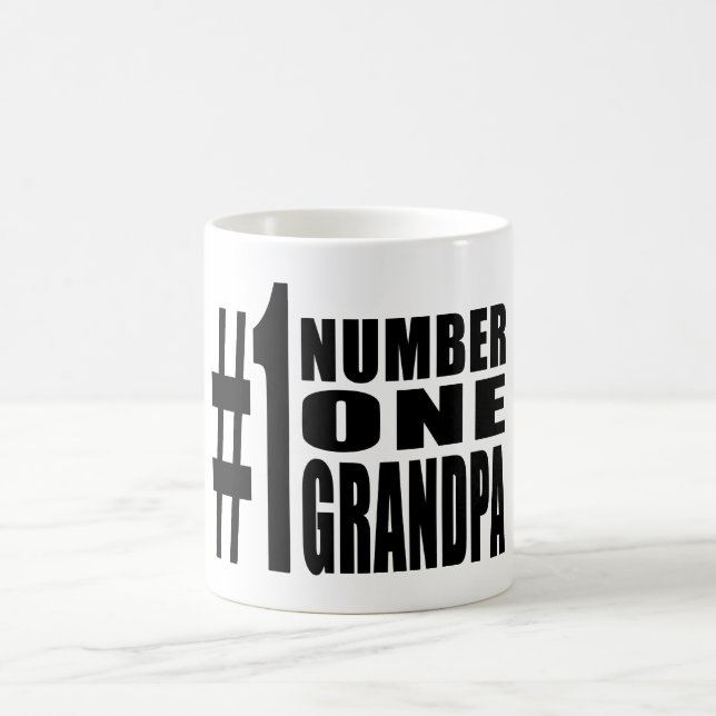 Den morfarfödelsedagar & julen numrerar en morfar kaffemugg (Center)