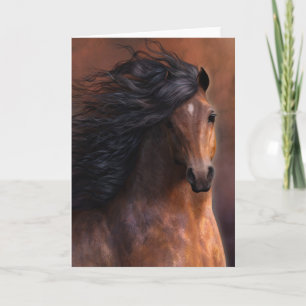 Den Morgan hästen Notecard Kort