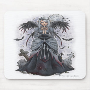 Den mörka Priestessängeln Mousepad Musmatta