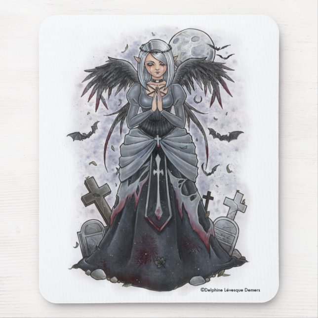 Den mörka Priestessängeln Mousepad Musmatta (Framsidan)