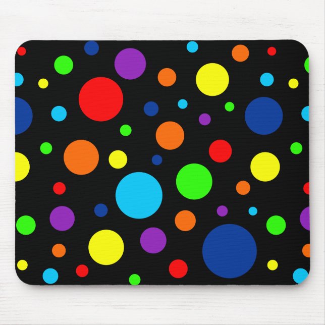 Den mörka regnbågen Spots Mousepad Musmatta (Framsidan)