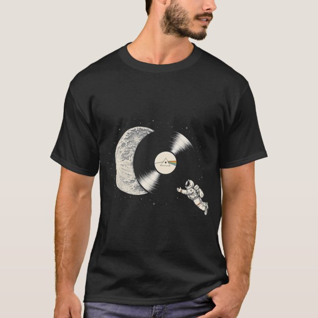 Den mörka sidan av månen t shirt (Framsida)