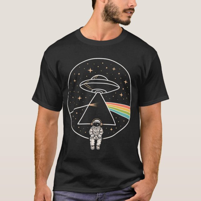 Den mörka sidan av universum t shirt (Framsida)