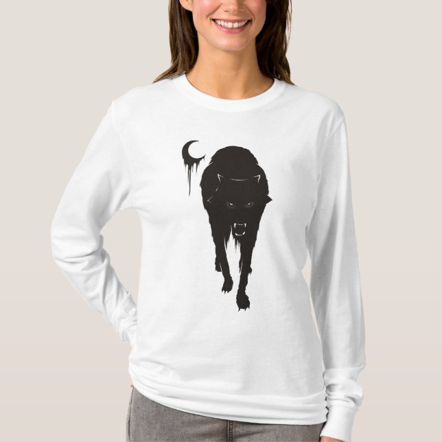 DEN MÖRKA VARGEN T-SHIRT (Framsida)