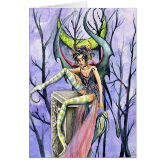 Den mörkaste älvan hälsningskort