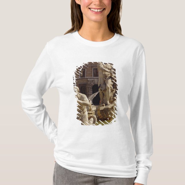 Den Moro fontänen Tee Shirt (Framsida)