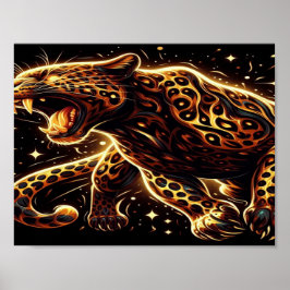 Den morrande gyllene tigern poster