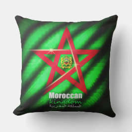 Den morroanska flagga utformning i illustrator och kudde