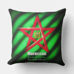 Den morroanska flagga utformning i illustrator och kudde