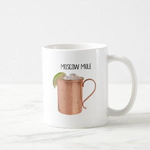 Den Moscow mulen förkopprar Poly geometrisk desig Kaffemugg