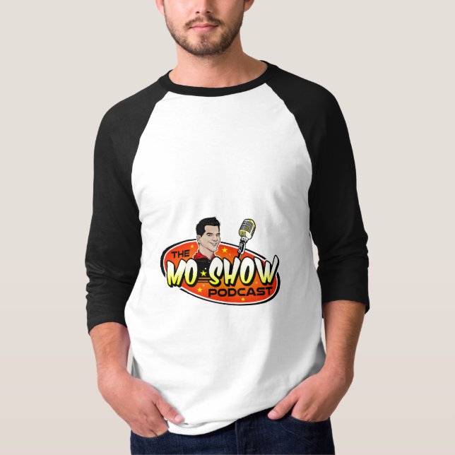 Den MoShow podcasten T Shirt (Framsida)