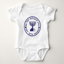 Den Mossad (הַמוֹסָד) logotypen förseglar