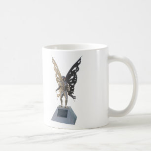 Den Mothman statyn från pekar angenäma West Kaffemugg