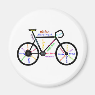 Den Motivational cykeln, cyklar och att cykla, Magnet