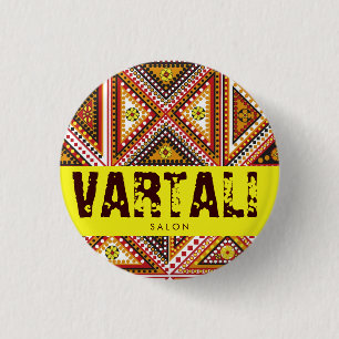 Den motivmönsterVartali rundan knäppas Knapp
