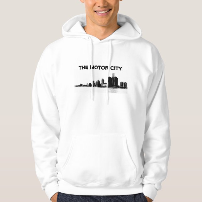 Den motoriska staden sweatshirt med luva (Framsida)
