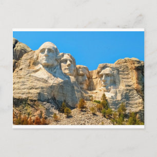 Den Mount Rushmore klassikern beskådar Vykort