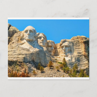 Den Mount Rushmore klassikern beskådar Vykort