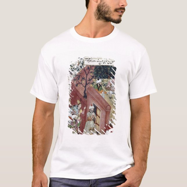 Den Mughal kejsaren Babur T Shirt (Framsida)
