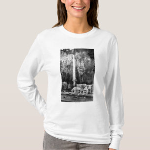 Den Multnomah nedgångar och logen fotograferar T Shirt