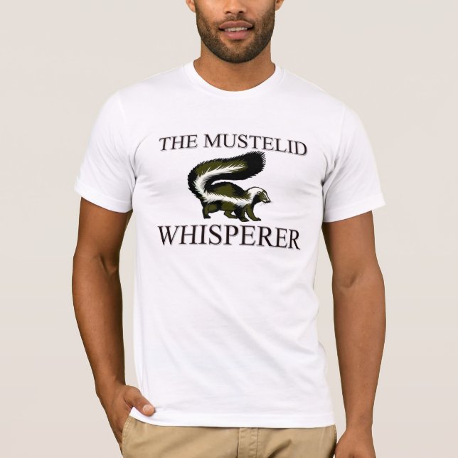 Den Mustelid whispereren T Shirt (Framsida)