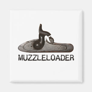 Den Muzzleloader breechen & bultar, svarten pudrar Magnet