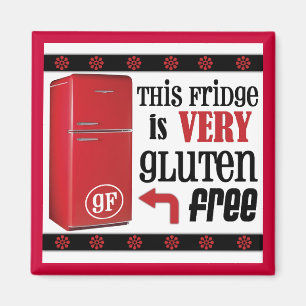 Den mycket Gluten-Fria kylmagneten Magnet