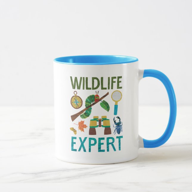 Den mycket Hungriga Caterpelaren Wildlife Expert Mugg (Höger)