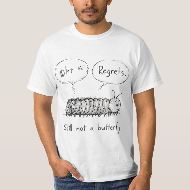 Den mycket Hungriga övertänkaren - Anxiety Edition T Shirt (Framsida)