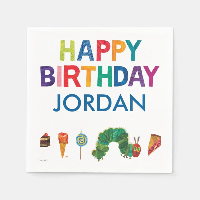 Den mycket Hungriga vattenpelardagen Pappersservett (Framsidan)