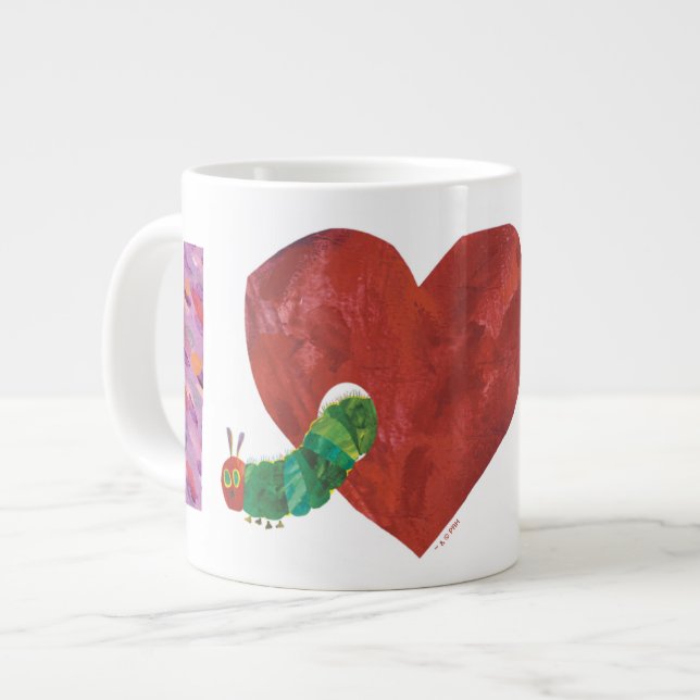 Den mycket Hungriga vattenpelaren | Jag älskar dig Jumbo Mugg (Framsida vänster)