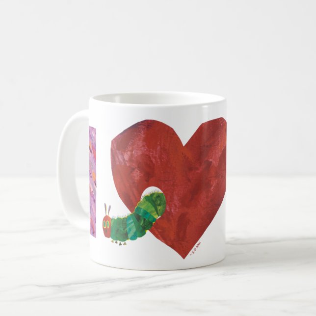 Den mycket Hungriga vattenpelaren | Jag älskar dig Kaffemugg (Framsida vänster)